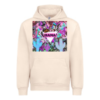 Sandshell mama cowboy western animal pattern neon Urban Hoodie - LillyAllenDesigns