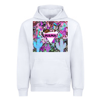 White mama cowboy western animal pattern neon Urban Hoodie - LillyAllenDesigns