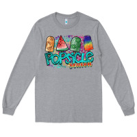 Heather Grey popsicle season Long Sleeve Tee - SublimationCraftShop