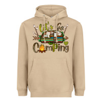Mushroom let's go camping Heavyweight Hoodie - BarkalooDesign