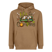 Toasted Coconut let's go camping Heavyweight Hoodie - BarkalooDesign