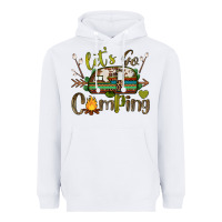 White let's go camping Heavyweight Hoodie - BarkalooDesign