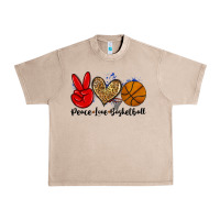 French Oak peace love basketball Urban Heavy Tee - Zillion Design Studio