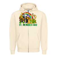 Sandshell i dig st patrick s day bulldozer Zipper Hoodie - JahusDesignShop