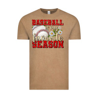 Baseball Is My Favorite Season Vintage Tee | Teevron