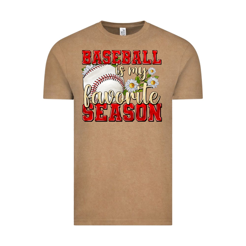 Baseball Is My Favorite Season Vintage Tee by texasbilliewilder | Teevron
