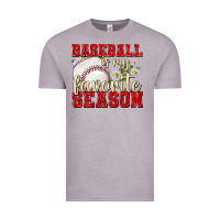 Vintage Zinc baseball is my favorite season Vintage Tee - texasbilliewilder