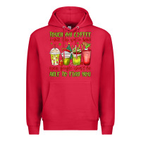 Cardinal christmas characters coffee cups Premium Hoodie - MaliasSmallBusiness