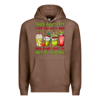 Chestnut christmas characters coffee cups Premium Hoodie - MaliasSmallBusiness