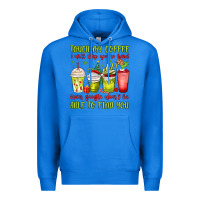 True Royal christmas characters coffee cups Premium Hoodie - MaliasSmallBusiness