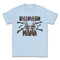 Dusty Blue halloween mama Classic Tee - CowhideDigitalArt