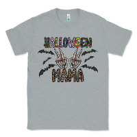 Heather Grey halloween mama Classic Tee - CowhideDigitalArt