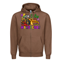 Chestnut i dig mardi gras bulldozer Zipper Hoodie - JahusDesignShop