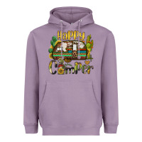 Lavender happy camper caravan and gnome Heavyweight Hoodie - BarkalooDesign