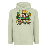 Matcha happy camper caravan and gnome Heavyweight Hoodie - BarkalooDesign