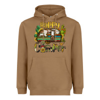 Toasted Coconut happy camper caravan and gnome Heavyweight Hoodie - BarkalooDesign