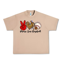Burro peace love baseball Urban Heavy Tee - Zillion Design Studio