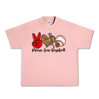 Salmon peace love baseball Urban Heavy Tee - Zillion Design Studio