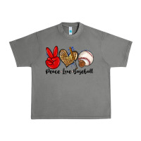 Tornado peace love baseball Urban Heavy Tee - Zillion Design Studio