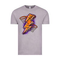 Vintage Zinc basketball lightning bolt Vintage Tee - Zillion Design Studio