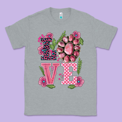 Walentine's Day Love Gemstones Classic Tee Designed By Barkaloodesign