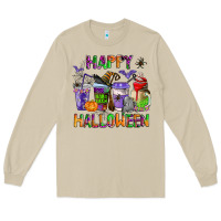 Mushroom happy halloween coffee cups Long Sleeve Tee - AdoDesignShop