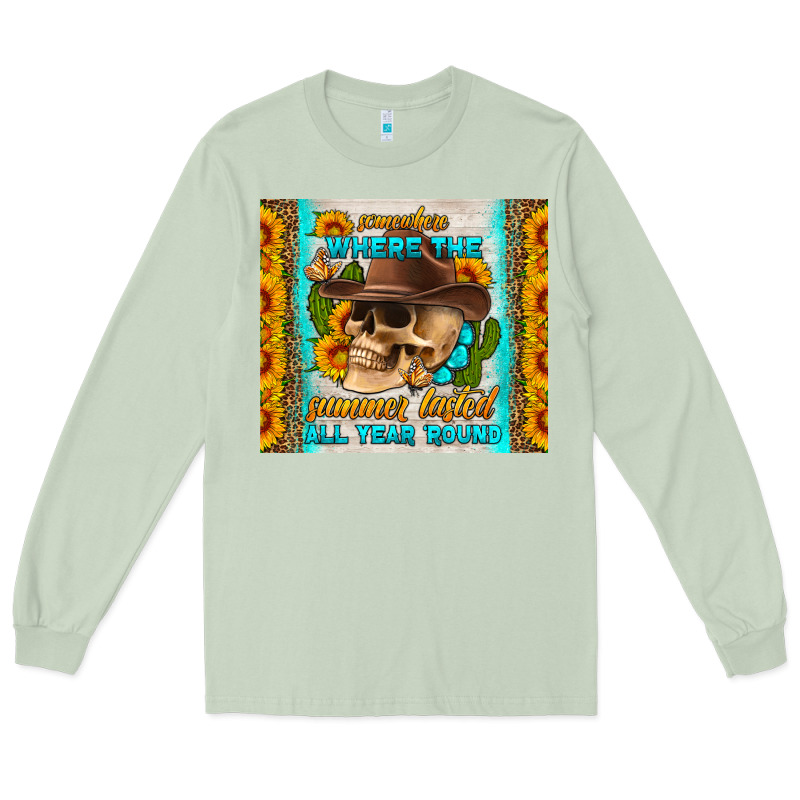 Somewhere Where The Summer Lasted All Year Around Tumbler Long Sleeve Tee by HRA Design Shop | Teevron