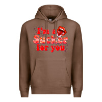 Chestnut im a sucker for you valentines the day Premium Hoodie - NancyCooperArtShop