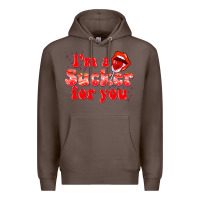 Coffee im a sucker for you valentines the day Premium Hoodie - NancyCooperArtShop