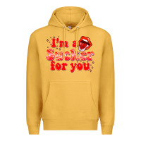 Mustard im a sucker for you valentines the day Premium Hoodie - NancyCooperArtShop