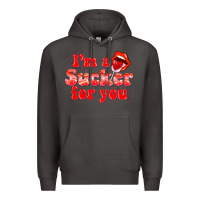 Smoke im a sucker for you valentines the day Premium Hoodie - NancyCooperArtShop