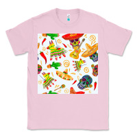 Bubblegum Pink mexico seamless pattern Classic Tee - FaDigitalArtStudio