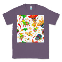 Lavender mexico seamless pattern Classic Tee - FaDigitalArtStudio