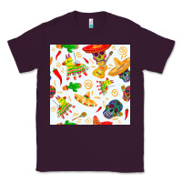 Plum mexico seamless pattern Classic Tee - FaDigitalArtStudio