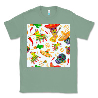 Sage mexico seamless pattern Classic Tee - FaDigitalArtStudio