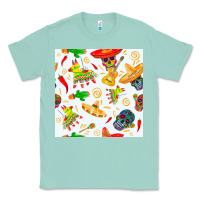 Seafoam mexico seamless pattern Classic Tee - FaDigitalArtStudio