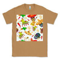 Toasted Coconut mexico seamless pattern Classic Tee - FaDigitalArtStudio