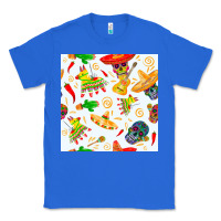 True Royal mexico seamless pattern Classic Tee - FaDigitalArtStudio