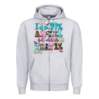 Heather Grey i am  99 angel but ohh that Zipper Hoodie - AdoDesignShop