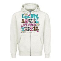 Oatmeal Heather i am  99 angel but ohh that Zipper Hoodie - AdoDesignShop