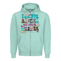 Seafoam i am  99 angel but ohh that Zipper Hoodie - AdoDesignShop