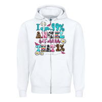 White i am  99 angel but ohh that Zipper Hoodie - AdoDesignShop