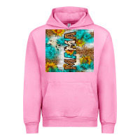 Fuchsia Pink mama leopard sunflower Urban Hoodie - LillyAllenDesigns