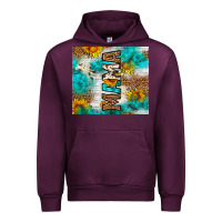 Mauve Wine mama leopard sunflower Urban Hoodie - LillyAllenDesigns