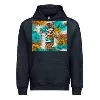 Navy mama leopard sunflower Urban Hoodie - LillyAllenDesigns