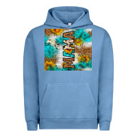 Pigment Pebble Blue mama leopard sunflower Urban Hoodie - LillyAllenDesigns