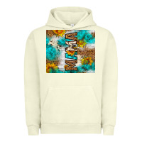 Pigment Pistachio mama leopard sunflower Urban Hoodie - LillyAllenDesigns