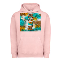 Pigment Salmon mama leopard sunflower Urban Hoodie - LillyAllenDesigns