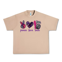 Burro peace love race Urban Heavy Tee - texasbilliewilder
