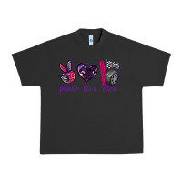 Pigment Black peace love race Urban Heavy Tee - texasbilliewilder